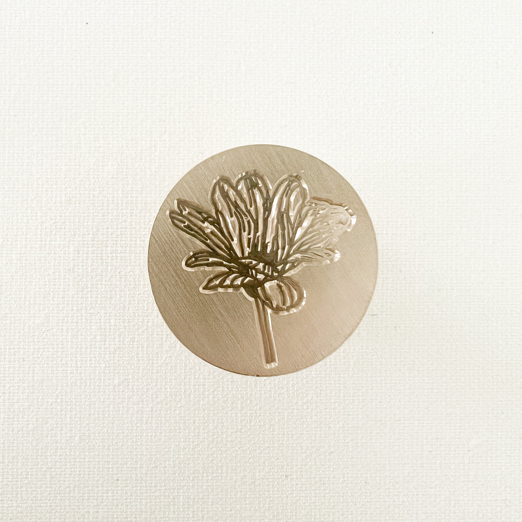 Blume - Sello de 2.5 cm